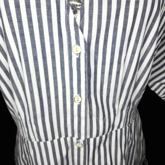 BP Striped Gray and White Dress - Large - Picture 3 of 8